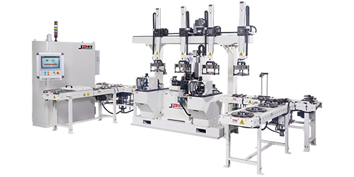 全自動剎車盤平衡機(jī)五工位流水線