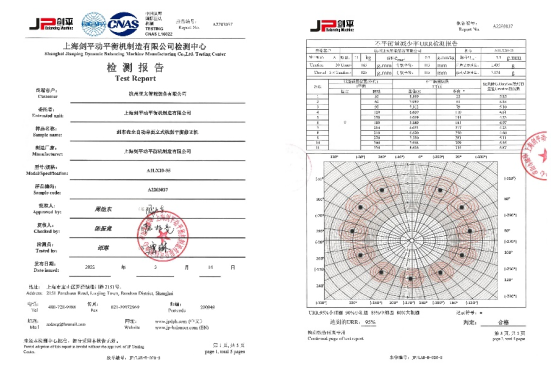 CNAS平衡機(jī)檢測報告